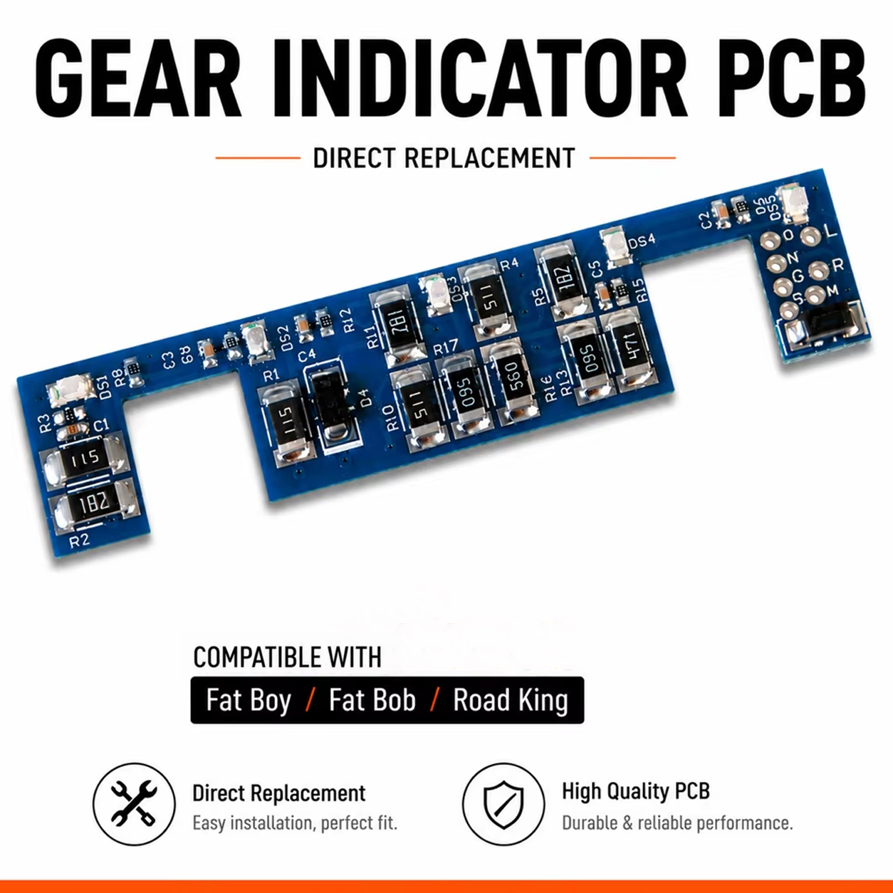 Proto Board - Motorcycle Gear Indicator PCB Board For