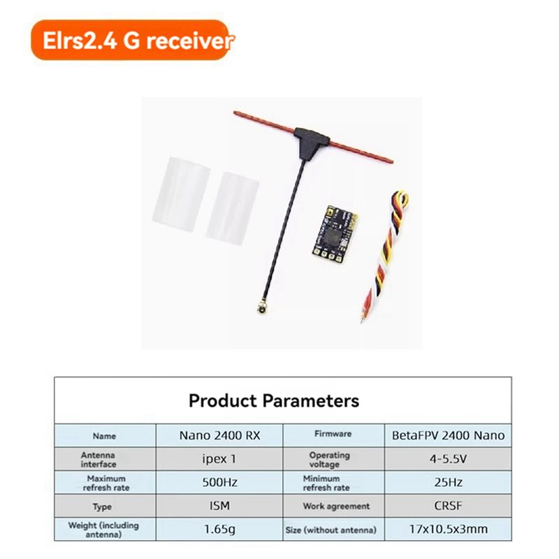 ABXE-5X ELRS Receiver 2.4Ghz N - огляд і ціна Antenna 2.4Ghz