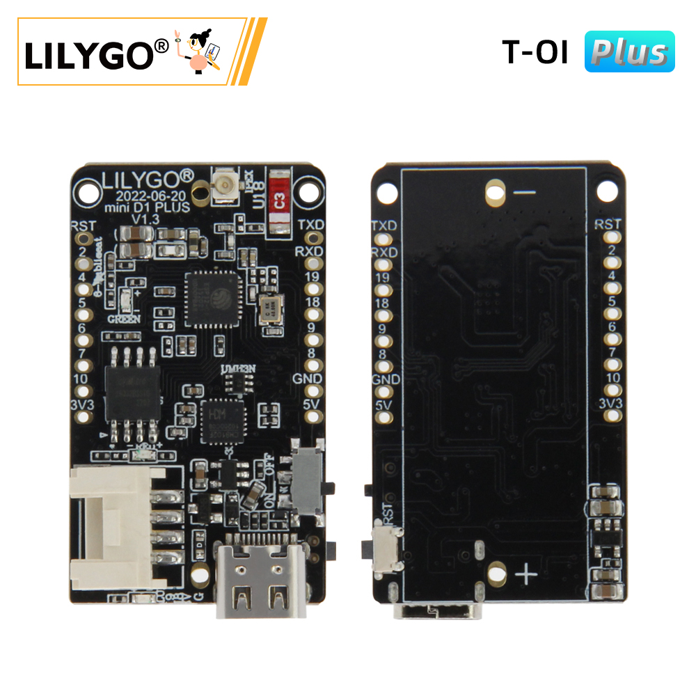 LILYGO® TTGO T-OI Plus ESP32-C - огляд і ціна Esp32 Battery Holder Lipo