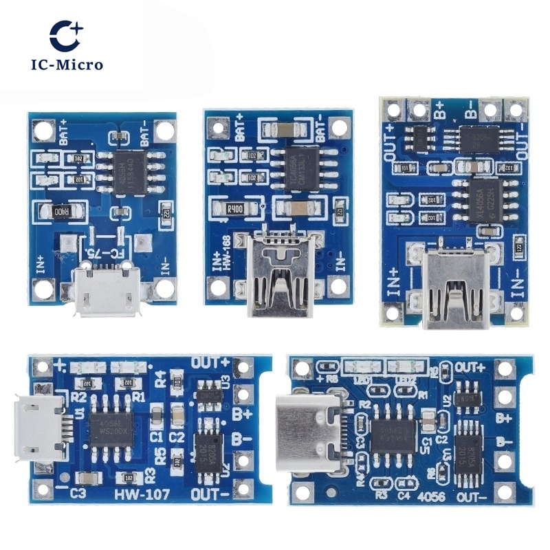 1/5PCS 5V 1A Micro/Type-c/Mini - огляд і ціна Tp4056 Module